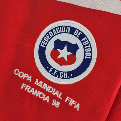 Retro Chile 1998 Local Mundial Francia 98