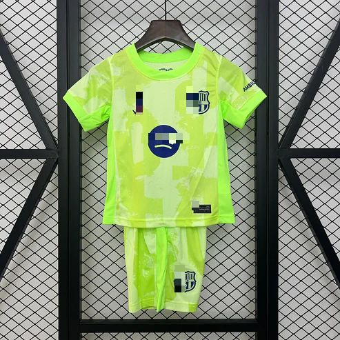 Conjunto Barc 24-25 Tercera Patrocinador Grande (Niño)