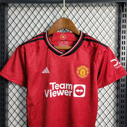 Conjunto Manchester United 23-24 Local (Niño)