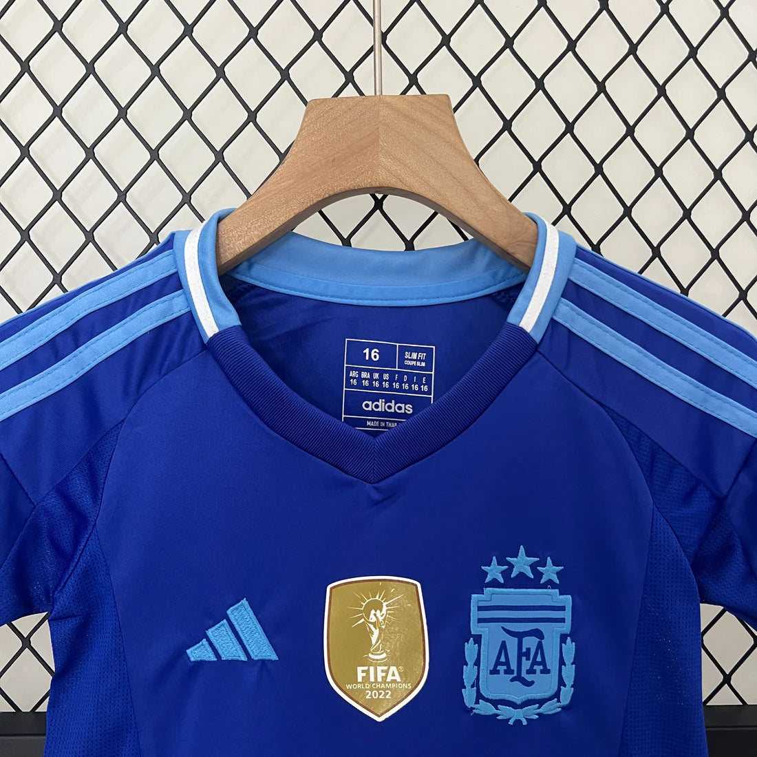 Conjunto Argentina 2024 Visitante Copa América (Niño)