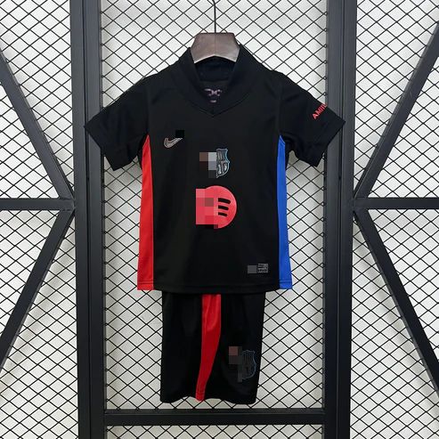 Conjunto Barc 24-25 Visitante Patrocinador Grande (Niño)
